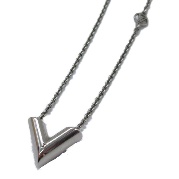 Louis Vuitton Essential Necklace Silver Plated Silver - Picture 1 of 7